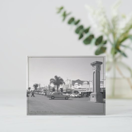 Editable Australien Vintage Travel Postkarte (Stehend Vorderseite)