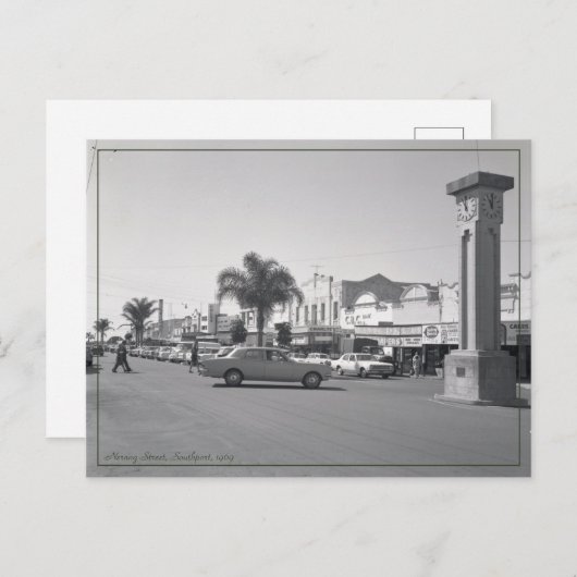 Editable Australien Vintage Travel Postkarte (Vorne/Hinten)