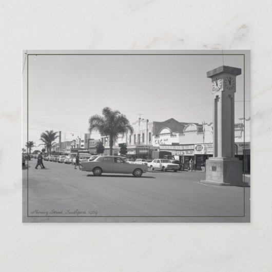 Editable Australien Vintage Travel Postkarte (Vorderseite)