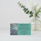 Editable Auto Glass Repair and Replacement Busines Visitenkarte (Stehend Vorderseite)