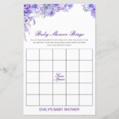 Editable Baby Bingo Baby Showgame PRINTED (Vorderseite)