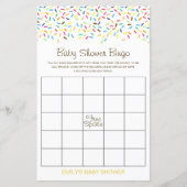 Editable Baby Bingo Baby Showgame PRINTED (Vorderseite)