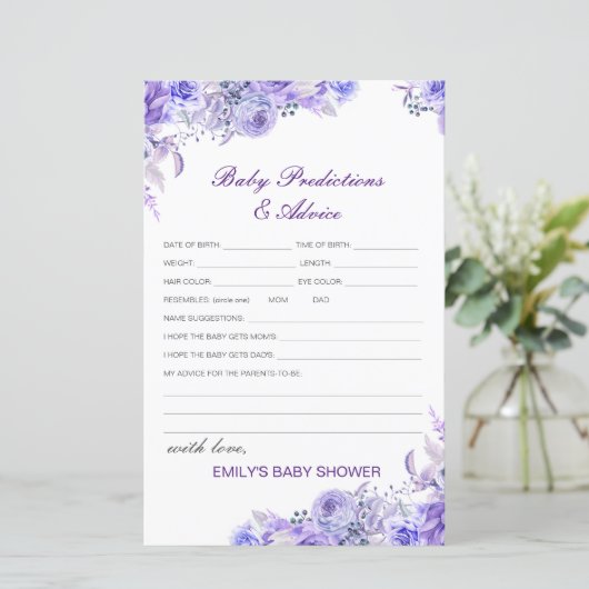 Editable Baby Predication and Advisor Baby Showroo (Stehend Vorderseite)