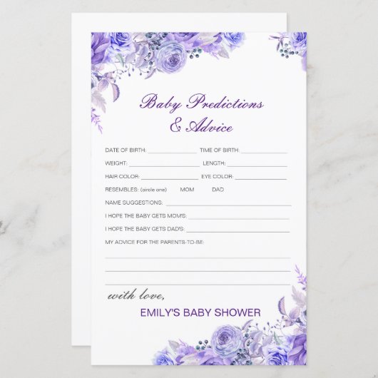 Editable Baby Predication and Advisor Baby Showroo (Vorne/Hinten)