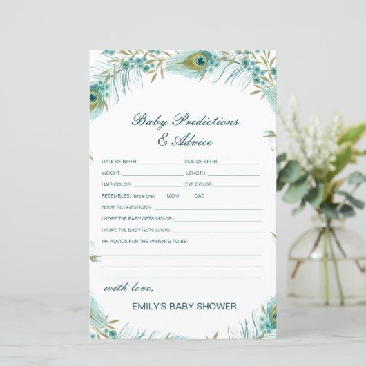 Editable Baby Predication and Advisor Baby Showroo (Stehend Vorderseite)