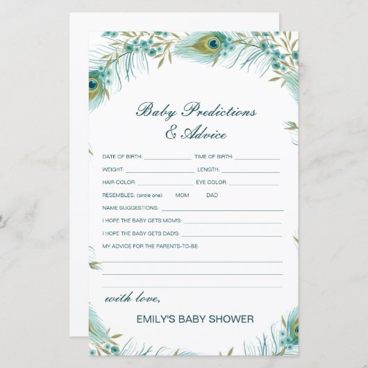 Editable Baby Predication and Advisor Baby Showroo (Vorne/Hinten)