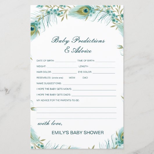 Editable Baby Predication and Advisor Baby Showroo (Vorderseite)