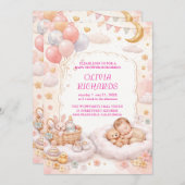 Editable Baby Shower Invitation Template  Einladung (Vorne/Hinten)