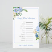 Editable Baby Word Scramble with Answer (Stehend Vorderseite)