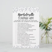 Editable Bachelorette Scavenger Jagdspiel (Stehend Vorderseite)