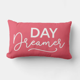 Editable Background Color Modern Day Dreamer Lendenkissen