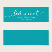 Editable Background Liebe ist Sweet Script Wedding (Vorne & Hinten)