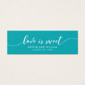 Editable Background Liebe ist Sweet Script Wedding (Vorderseite)