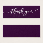 Editable Background Vielen Dank Relax Script Weddi (Vorne & Hinten)