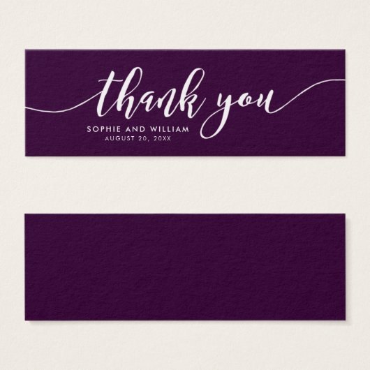 Editable Background Vielen Dank Relax Script Weddi (Vorne & Hinten)