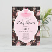 Editable Ballerina Einladung (Stehend Vorderseite)