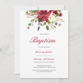 Editable Baptism Invitation, Custom Baptism Invita Einladung (Vorderseite)