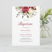 Editable Baptism Invitation, Custom Baptism Invita Einladung (Stehend Vorderseite)