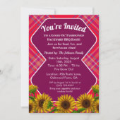 Editable Barnyard GRILLEN Cookout Invite Gingham R Einladung (Vorderseite)