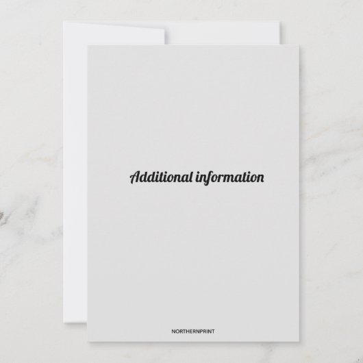 Editable Baseball Birthday Einladung (Rückseite)