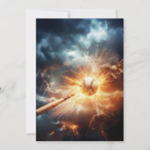 Editable Baseball Birthday Invitation Einladung (Rückseite)