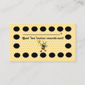 Editable Bee Haviour Rewards Card Treuekarte (Vorderseite)