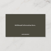 Editable Beruflich Arborist Visitenkarte (Rückseite)