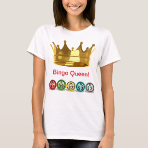 Editable Bingo Queen T - Shirt