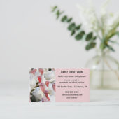 Editable Bio Türkei Farm Visitenkarte (Stehend Vorderseite)