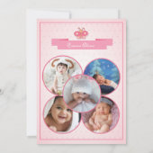 Editable Birth Announction Template Ankündigung (Rückseite)