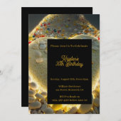 Editable Birthday Einladung (Vorne/Hinten)