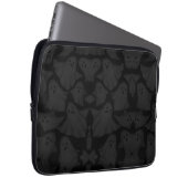 Editable Black Orange Pumbkin Halloween Laptopschutzhülle (Vorne Rechts)