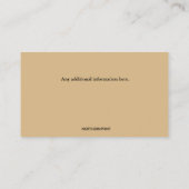 Editable Blacksmith Business Card Visitenkarte (Rückseite)