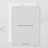 Editable Blue Angels Stars Ordination Einladung (Rückseite)