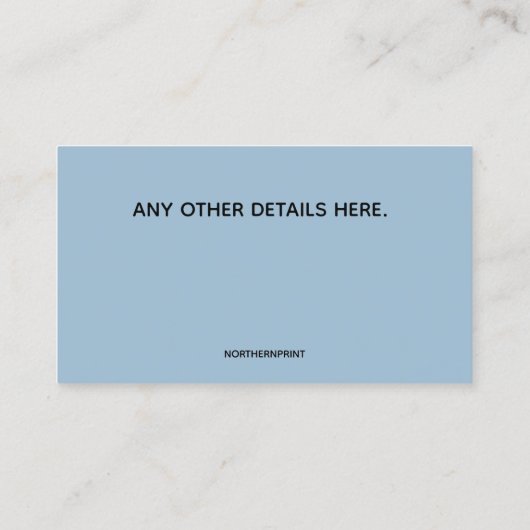 Editable Blue Brick Security Systems Visitenkarte (Rückseite)