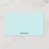 Editable Blue Geometrie Match Tutor Visitenkarte (Rückseite)