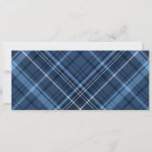 Editable Blue Nutcracker Weihnachtsgeschenkgutsche Karte (Rückseite)