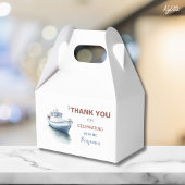Editable Boat Birthday Gable Box/ Gefallen Box - B Geschenkschachtel