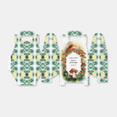 Editable Boho Mushroom Baby Dusche Geschenkschachtel (Ungefaltet)