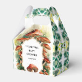 Editable Boho Mushroom Baby Dusche Geschenkschachtel (Vorderseite)