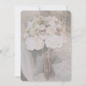 Editable Boho Neutral Wedding Invitation Template Einladung (Rückseite)