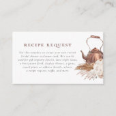 Editable Boho Pampas Terracotta Brautparty Begleitkarte (Vorderseite)