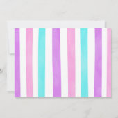 Editable Bounce Birthday Foto Einladung (Rückseite)