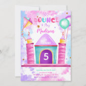 Editable Bounce Einladung (Vorderseite)