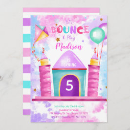 Editable Bounce Einladung