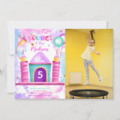 Editable Bounce Foto Einladung (Vorderseite)