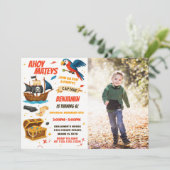 Editable Boys Girls Schatzsuchen Einladung (Stehend Vorderseite)