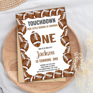 Editable Boys Sports Party Card mit klassischem Ba Einladung