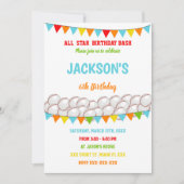 Editable Boys Sports Party Einladung für Kleines G (Vorderseite)