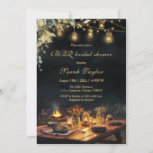 Editable Bridal Shower Einladungen mit GRILLEN (Vorderseite)